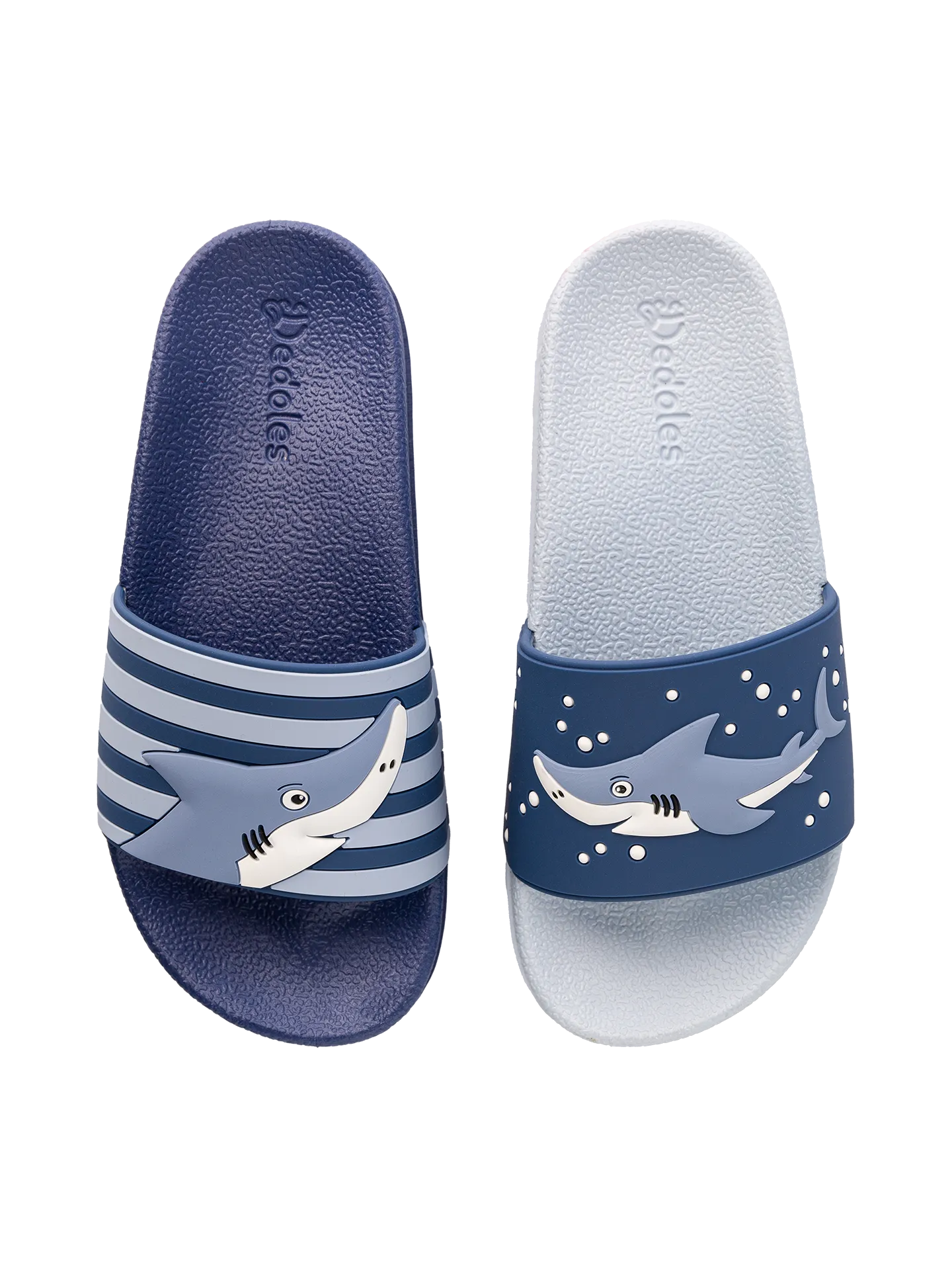 Kids' Slides Grey Shark