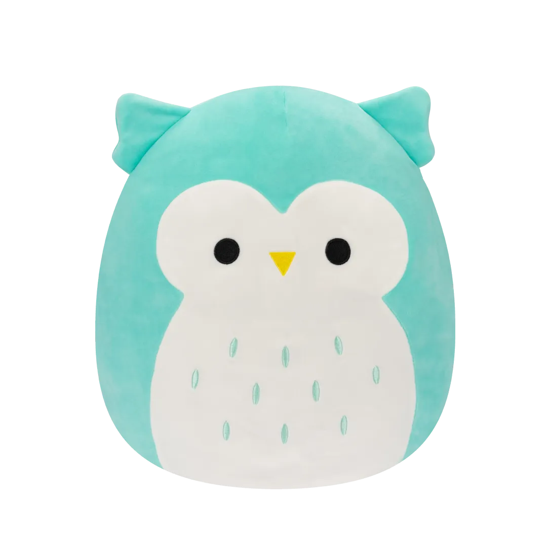 Squishmallows Winston the Teal Owl, 20 cm – Dedoles
