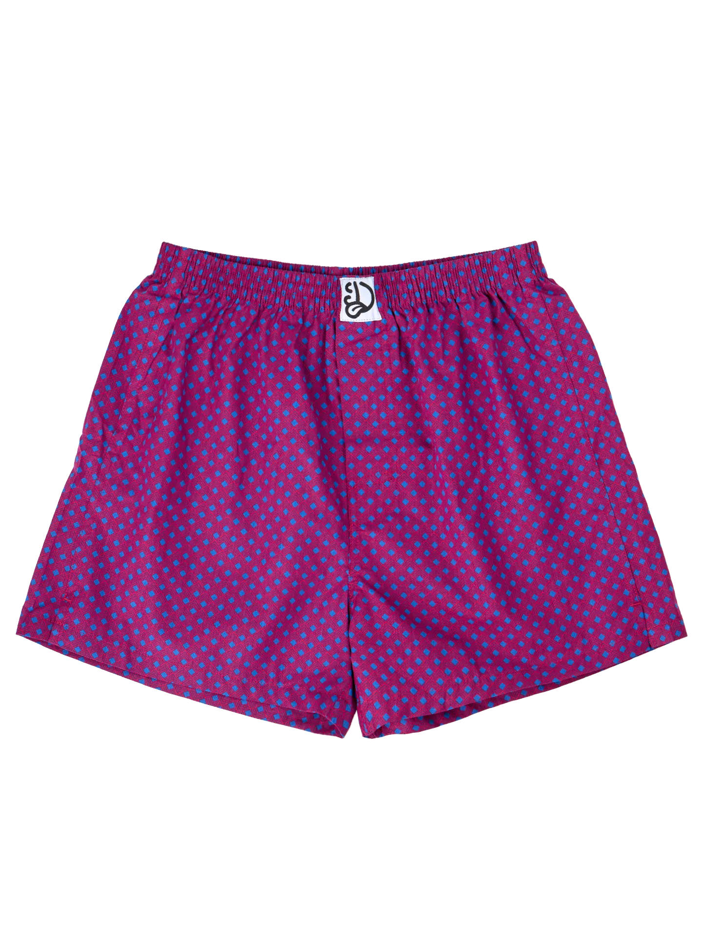 Blue & Magenta Men's Pattern Boxer Shorts – Dedoles