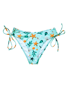 Adjustable Bikini Briefs Seashells