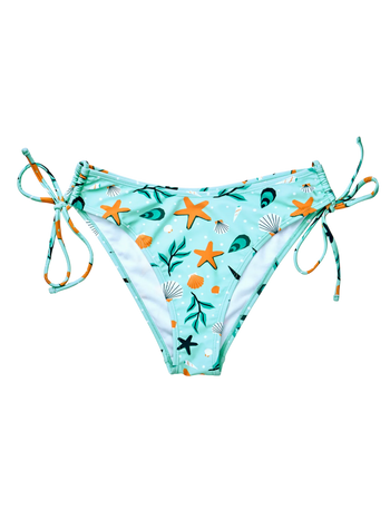 Adjustable Bikini Briefs Seashells