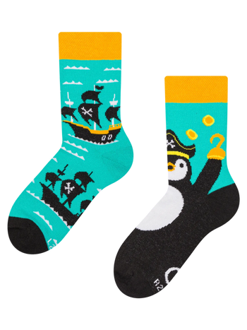 Kids' Socks Pirate Boat