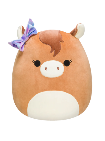 Squishmallows Tomar the Horse with Bow, 20 cm