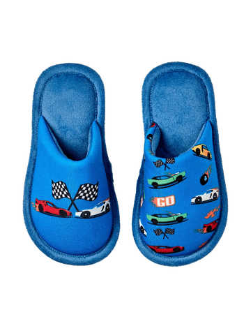 Kids' Slippers Fast Cars