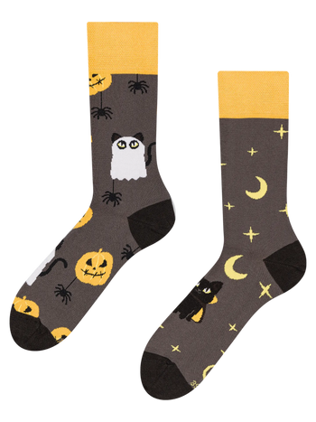 Regular Socks Halloween Cat