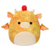 Squishmallows Dieric the Yellow Textured Dragon with Red Hair, 40 cm