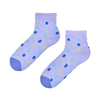 Cutecore Socks Purple and Blue Flowers