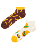 Ankle Socks Burger & French Fries