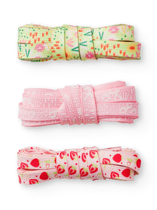 Shoe Laces 3-pack Flower Garden