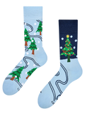 Regular Socks Christmas Tree & Snow