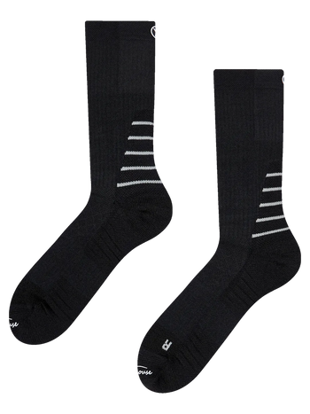 Men's Hiking Mid Calf Socks Black