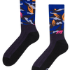 Active Regular Socks Abstract Jungle