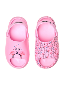 Baby Chunky Clogs Flamingos & Hearts