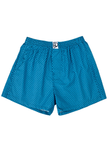 Emerald Blue Men's Pattern Boxer Shorts