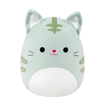 Squishmallows Chase the Light Green Tabby Cat, 35 cm