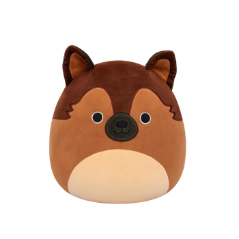 Squishmallows Mario the Brown German Shepherd, 30 cm