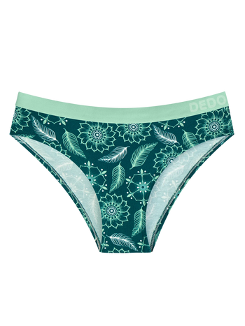 Women's Modal Briefs Mandala & Leaves