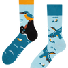 Bamboo Regular Socks Kingfisher Bird
