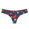 Women's Brazilian Panties Ladybugs & Poppy Flowers