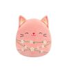 Squishmallows Wilka the Peach Cat Wrapped with Flower Stems, 20 cm