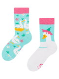 Kids' Socks Goose & Flowers