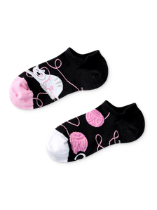 Sneaker Socks Cat & Ball