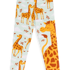 Kids' Cotton Leggings Giraffes in Love