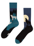 Regular Socks Moon Wolf