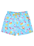 Men's Swim Shorts Flamingo on Vacation