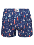 Men's Boxer Shorts Lighthouse & Sailboats