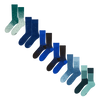 6-Pack Warm  Socks – Icy Tones