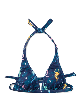 Triangle Bikini Top Sea Jellyfish