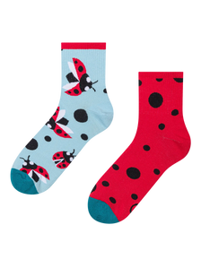 Crew Socks Ladybugs & Dots