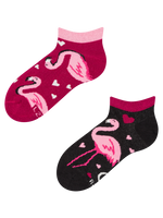 Kids' Ankle Socks Flamingos & Hearts