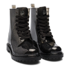 Black Glitter Women's Rain Boots