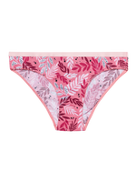 Women's Briefs Pink Leaves