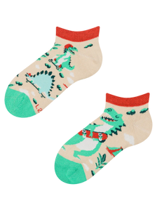 Kids' Ankle Socks Dino Skatepark