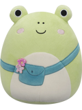 Squishmallows Wendy the Frog with Crossbody Bag, 20 cm