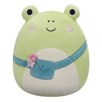 Squishmallows Wendy the Frog with Crossbody Bag, 20 cm