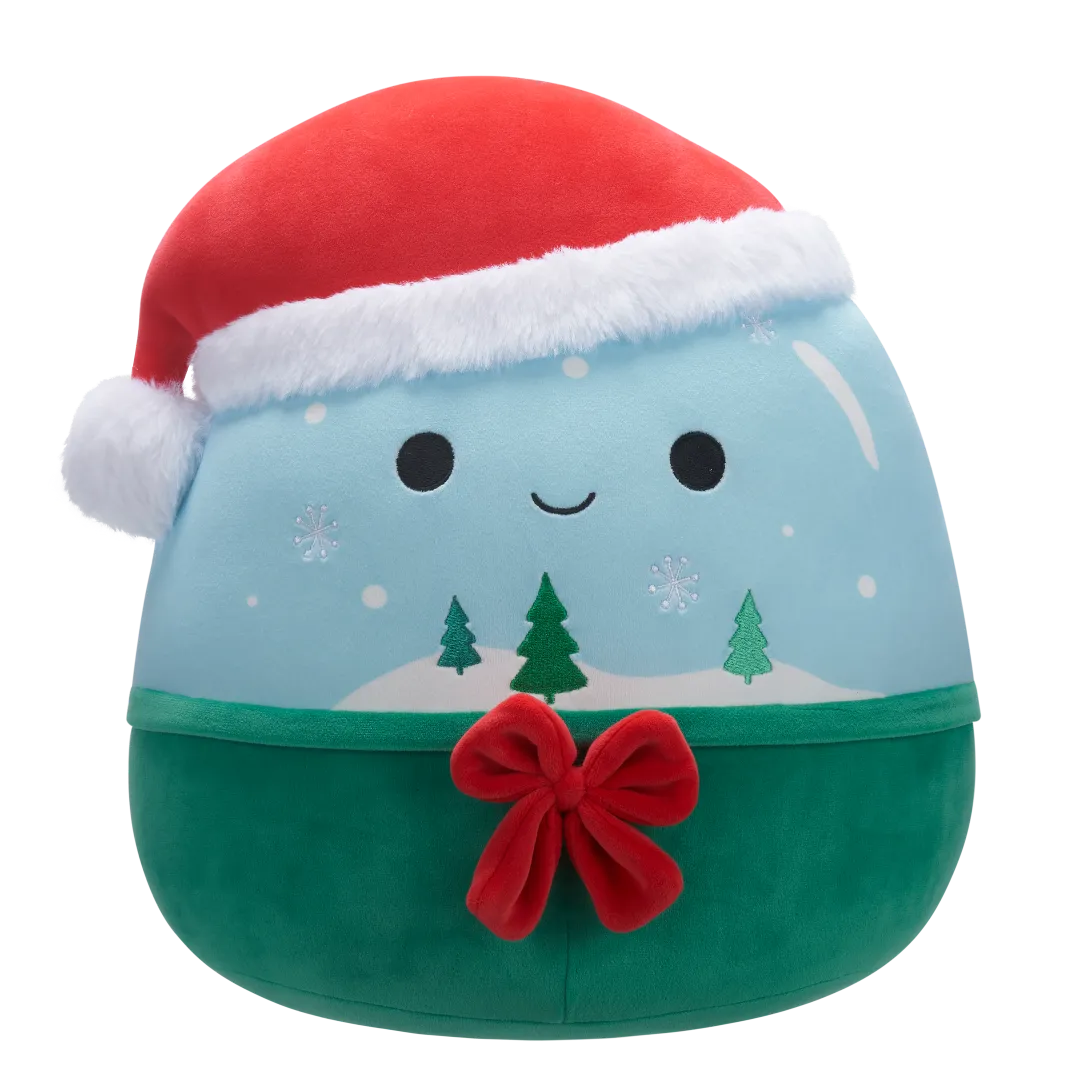 Squishmallows Ezekiel the Christmas Snow Globe, 20 cm – Dedoles