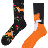 Regular Socks Fox & Flowers