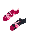 Sneaker Socks Flamingos & Hearts