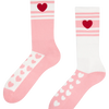 Sports Socks Stripes & Hearts
