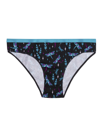 Women's Briefs Dragonflies at Night