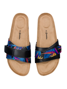 Women's Cork Slides Bird of Paradise