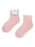 Girls' Cutecore Socks White Bunny