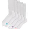 Sports Socks 5-Pack White Classic