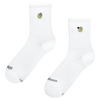 Ribbed Mid Calf Socks Playful Avocados