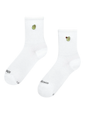 Ribbed Mid Calf Socks Playful Avocados