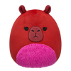 Squishmallows Marcia the Maroon Capybara with Fuzzy Belly, 20 cm